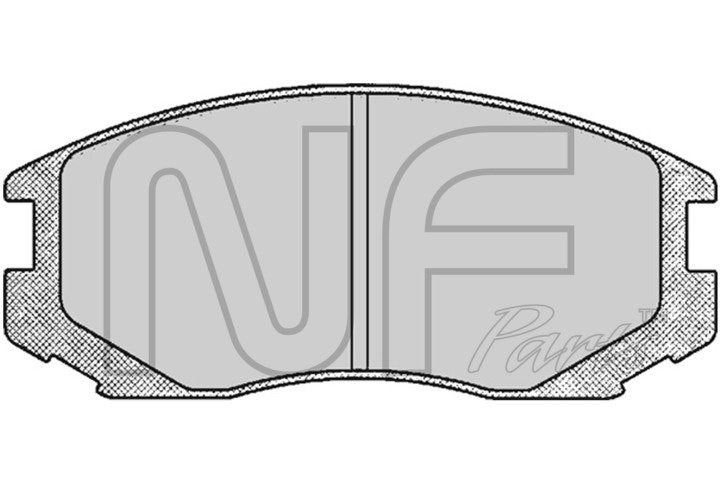 NF PARTS Piduriklotsi komplekt,ketaspidur NF0016311